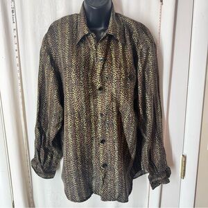 Vintage Women's Silk House Blouse